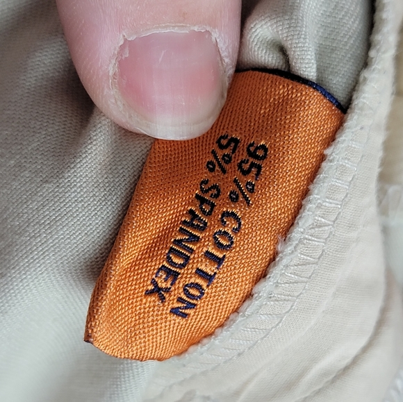 Tory Burch Khaki Flare Pants Size 2 - Picture 7 of 7